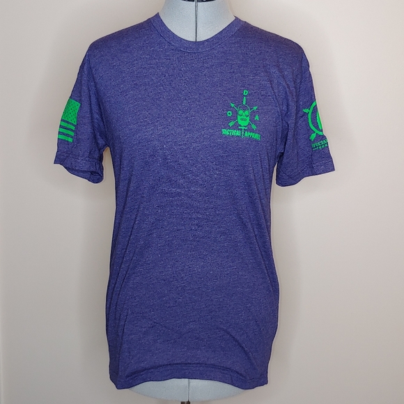 Next Level Apparel "Special Forces Foundation" blue tee shirt small EUC - Picture 2 of 9